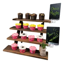 Comprar Soporte De Madera Para Cupcakes Con Ranura Para 24 Cupcakes,