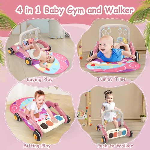 Baby Play Gym Gym Walker Kick And Play Piano Gym Para Niñas