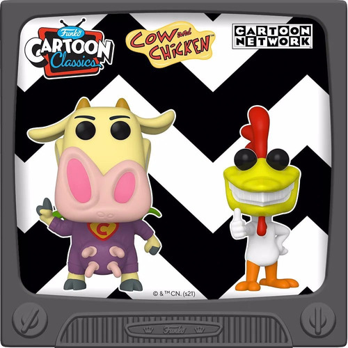 Funko Cartoon Network La Vaca #1072 Y El Pollito 1071 Combo 