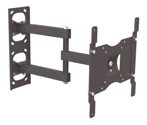 Imagen 3 de 7 de Soporte Tv Movil Doble Brazo Hasta 43 Con Soporte Para Deco