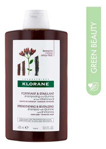 Klorane Shampoo Fortificante Quinina Con Vitaminas B 400ml