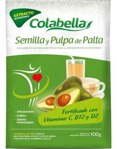 Extracto De Semilla Y Pulpa De Palta (100gr) Colabella - Dw