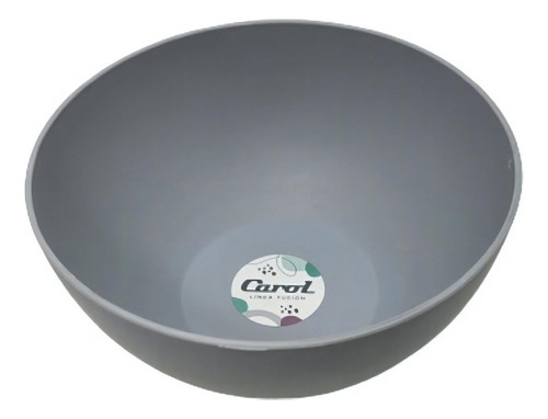 Bowl Ensaladera Plastico Batidora Recipiente Carol 23cm Color Gris
