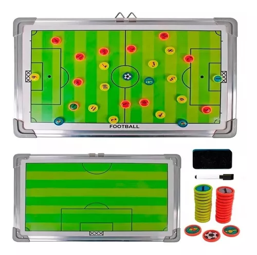 Pure Vie Tabla táctica de entrenadores de fútbol, portátil de tácticas  magnéticas de fútbol, pizarra de entrenamiento de fútbol, kit de equipo de  – Yaxa Colombia
