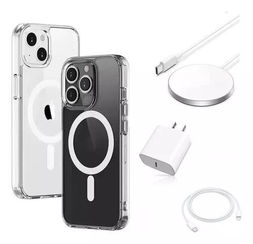 Funda Clear Case con MagSafe para iPhone 15 Pro Max - Transparente GENERICO