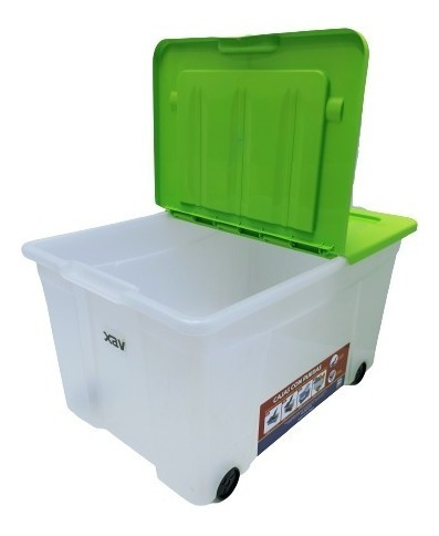 Caja Organizadora Plastica 48lts C/r Alfa Hogar C. 8499 Xavi