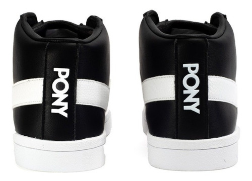 Tenis Pony Top Star Hi Soot Dama Action Leather