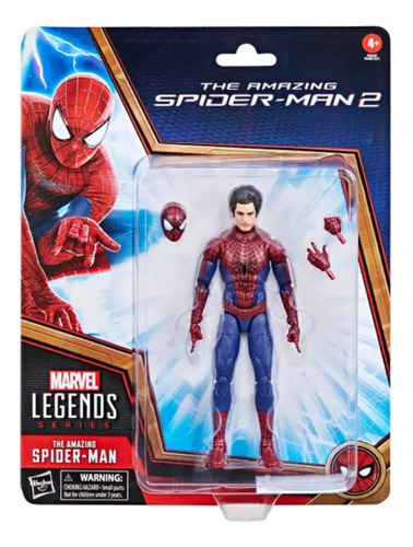 Marvel Legends Retro Hombre Araña  Andrew Garfield Spiderman