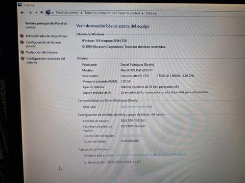 Laptop Hp 550 Funcional Windows 10 Leer Descripcion Negro (Usado)