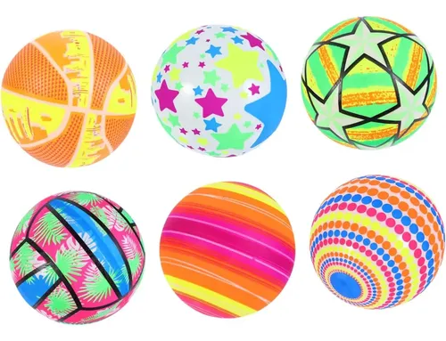 Relaxdays Set De 12 Pelotas Erizo Con Luz LED – Bolas Brillantes De 6,5 Cm En Azul, Rosa Y Verde, Parpadean Al Rebote, Ideales Para Niños +3 Años