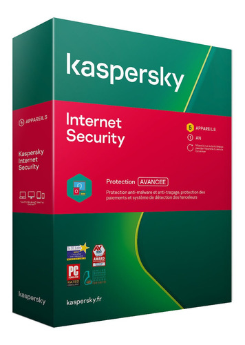 Antivirus Kaspersky Internet Security 2024 5 Dispositivos 