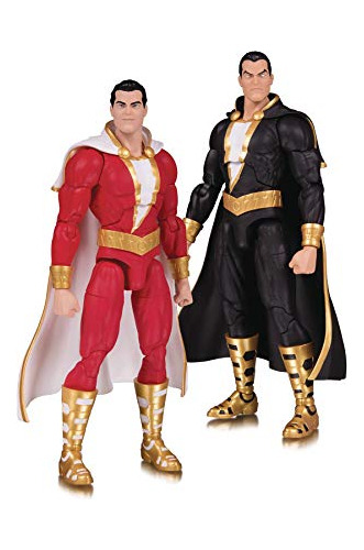 Dc Coleccionables Esenciales: Shazam Amp; Negro Adam Xqplx