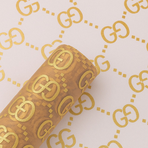 Rollo De Malla De Moda Para Flores/papel Coreano Dorado Gucci