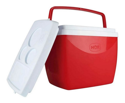 Caixa Térmica Mor 18l Para Cerveja Camping Vermelha