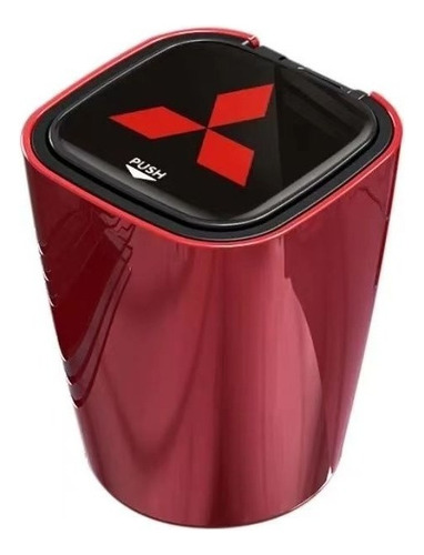 Cenicero Portátil Con Led Y Tapa For Automóvil Mitsubishi