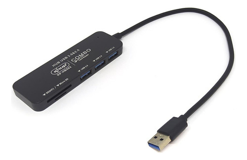 Hub Usb 3.0 4 Portas + Leitor Sd Kp-hb502 Knup