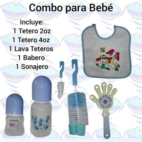 Combo Tetero 2oz + Tetero 4oz. Oferta, Tetinas, Bebe