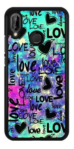 Funda Protector Para Huawei Love Amor Tapiz Colores Tumbl