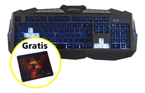 Teclado Gamer Micronics  Frantic - Mic K713 Retroiluminado