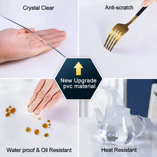 Protector Transparente De Pvc: Protege Tu Mesa Y Escritorio
