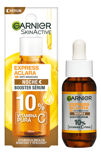 Kit Garnier Express Aclara Sérum Noche + Contorno + Limpieza