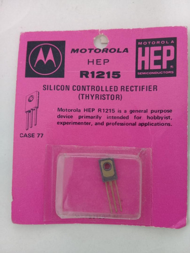 Thyristor Hep R1215 Motorola Control De Potencia Regulador