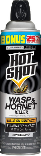 Hot Shot  Insecticida En Aerosol Para Avispas Y Avispones D.