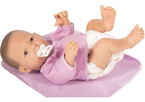 Imagen 1 de 5 de Bebe Bebote Mini  Reborn Recien Nacido Con Pañal Y Chupete