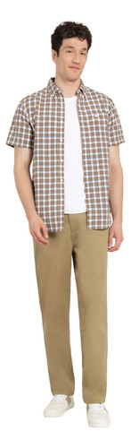 Pantalón Casual Chino Straight Para Hombre