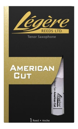 Palheta Para Saxofone Tenor Legere American Cut Dureza 3,0