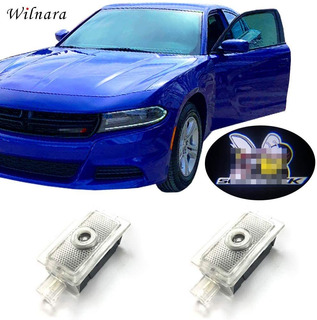 Car Led Logo Light Dodge Projector Ghost Shadow Charger...