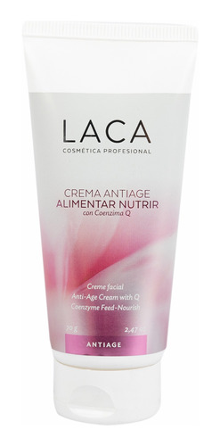 Crema Antiage Alimentar Nutrir Con Coenzima Q 70g Laca Laca