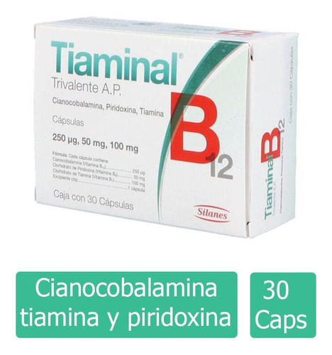 Tiaminal B12 Trivalente Ap Caja Con 30 Cápsulas
