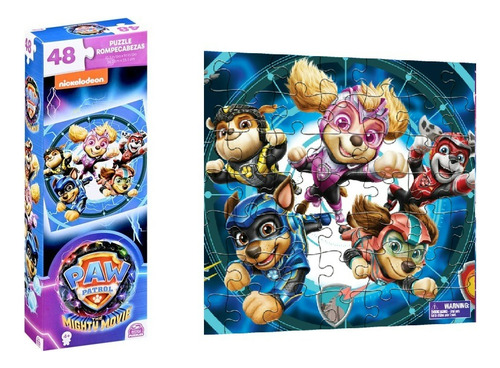 Rompecabezas Puzzle 48 Pcs Niños Paw Patrol The Mighty Movie