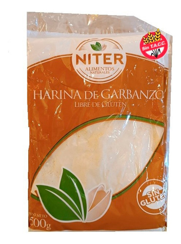 Harina De Garbanzo Libre De Gluten 500gr | Alimentos Niter