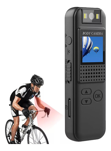 Cámara De Acción 1080p Con Pantalla Para Ciclismo