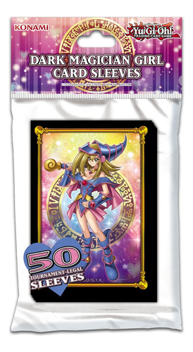 50 Protectores Yu-gi-oh Dark Magician Girl Card Sleeves