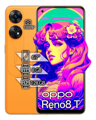 Celular Oppo Reno 8t 4g Dual Sim 128gb 8gb Ram (Reacondicionado)