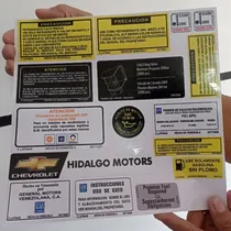 Comprar Calcomanias Originales, Kit De Advertencia, Precaución Aveo