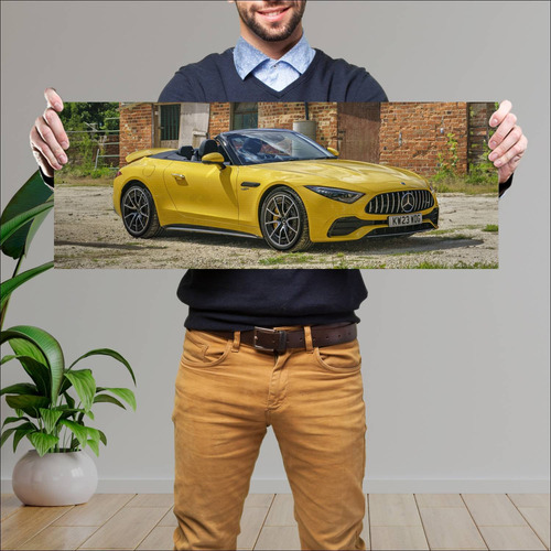 Cuadro 30x80cm Auto 2023 Mercedes Amg Sl 43 Uk 1 719