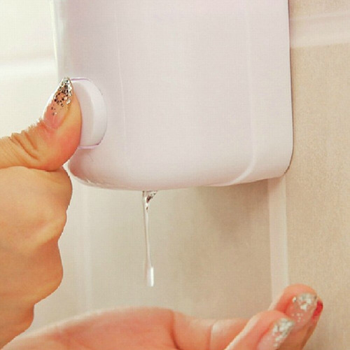 Imagen 5 de 8 de Dispensador Jabón Líquido Gel Shampoo 500 Ml Baño Cocina