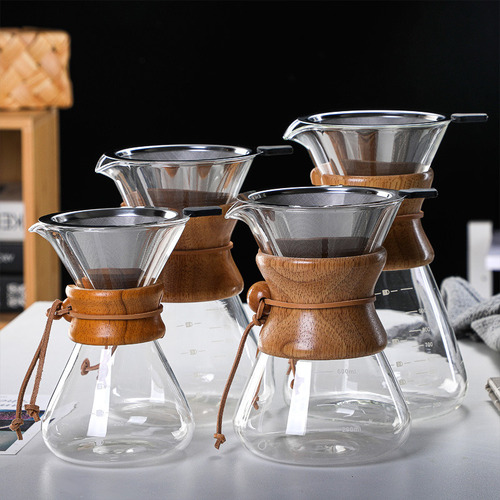 Cafetera De Goteo De Vidrio Borosilicato De 800 Ml Para Vert