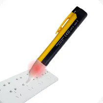 Comprar Caneta Detectora De Tensao 90v - 1000v Com Lanterna Led   Chave Detector Corrente Eletrica Sinal Teste  Sonoro E Luz Profissional Bekcommerce
