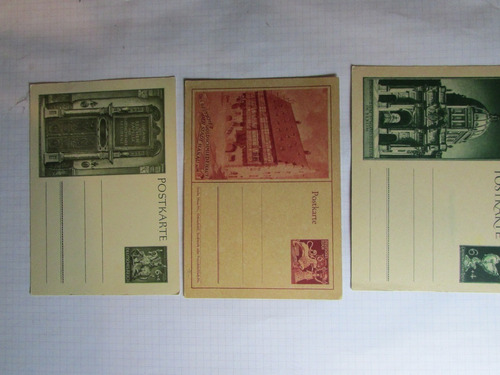 Alemania 1942 / 43 Y 44 Postales Comercio Herreros De Oro H1