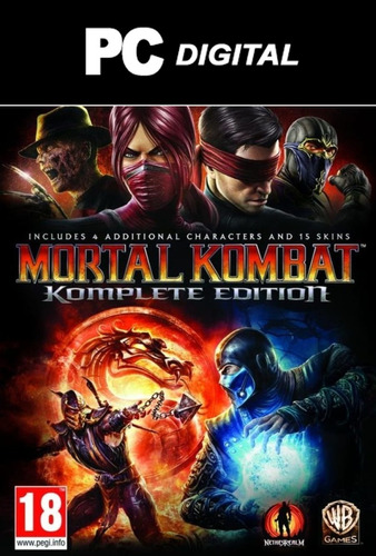 Mortal Kombat 9 Komplete Edition Pc Español Edición Limitada