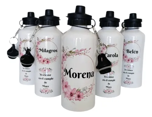 comprar Botella Hoppy Doble Tapa 600ml. Pers. Con Nombre!! 8 Unid.