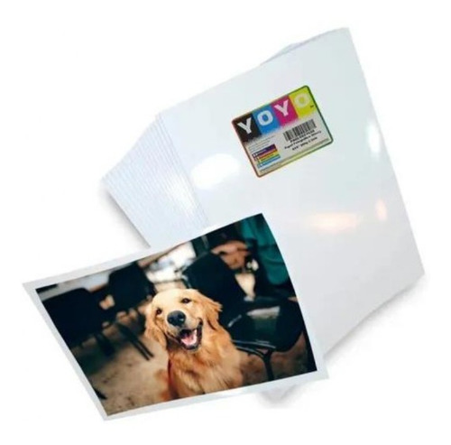 50 Hojas Papel Fotográfico Glossy Brillante Tabloide 260g