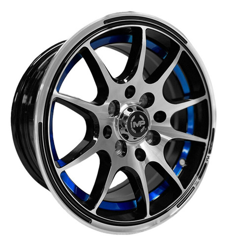 Paquete 4 Rines 13 8x100/114.3 Bmf Bluecut Matiz Tsuru