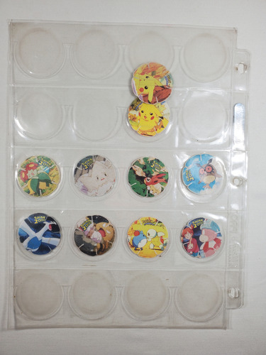 Colección De Tazos Piks Pokémon 2000 50/50 Piezas (Usado)