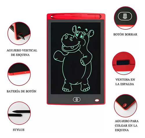 10 Pizarra Mágica Lcd Niños Tableta Multicolor 8'5 Mayoreo